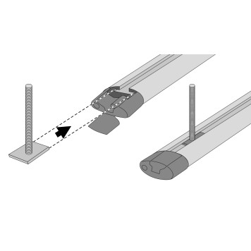 Комплект для установки бокса Т-образный адаптер-5
