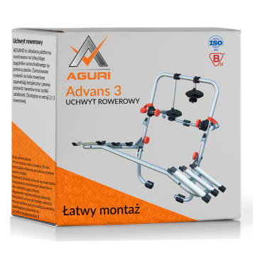Крепление для велосипедов на заднюю дверь Aguri Advans 3-14