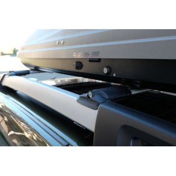 Багажник на рейлинги Aguri Prestige II PS32 (серебр.) Renault Duster 2015-2020-9