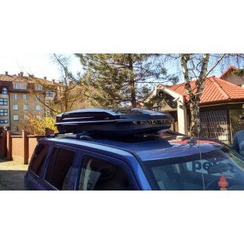 Бокс на крышу Northline Tirol 420л (205x84x35) черный глянец-14