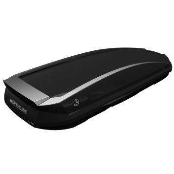 Бокс на крышу Northline Tirol 420л (205x84x35) черный глянец-1