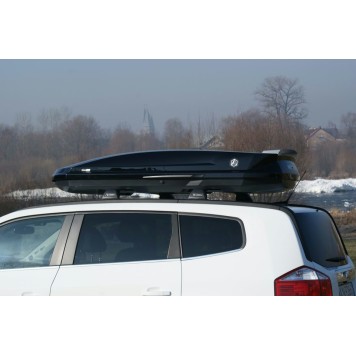 Бокс на крышу Northline Tirol 420л (205x84x35) черный глянец-12