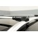 Багажник Aguri Prestige II P-7 (серебристый) на рейлинги Audi A6 (C7) Allroad 2012-2018